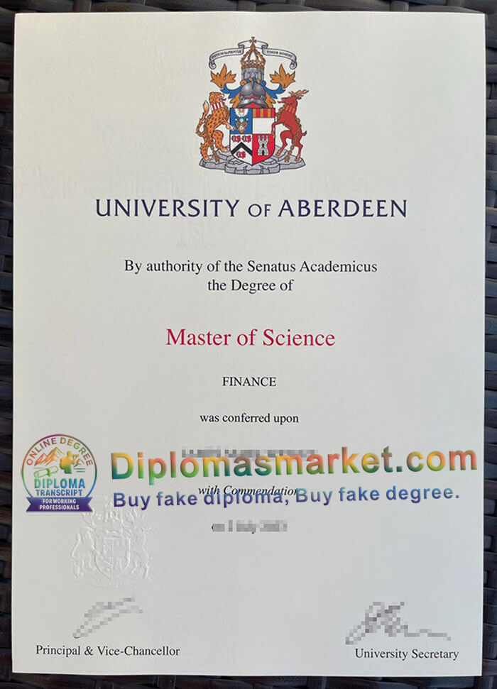 University of Aberdeen degree