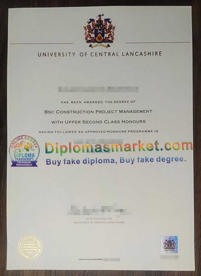 University of Central Lancashire degree