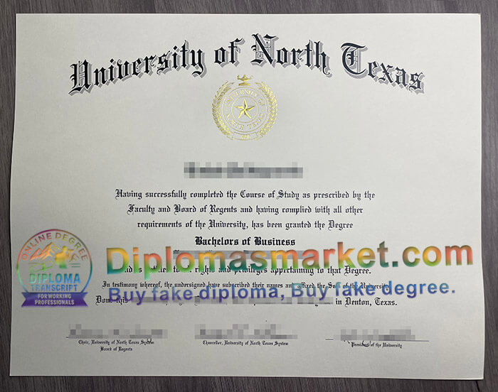University of North Texas degree