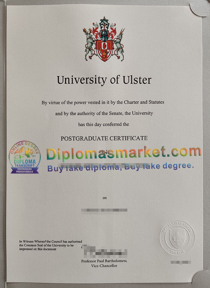 University of Ulster diploma