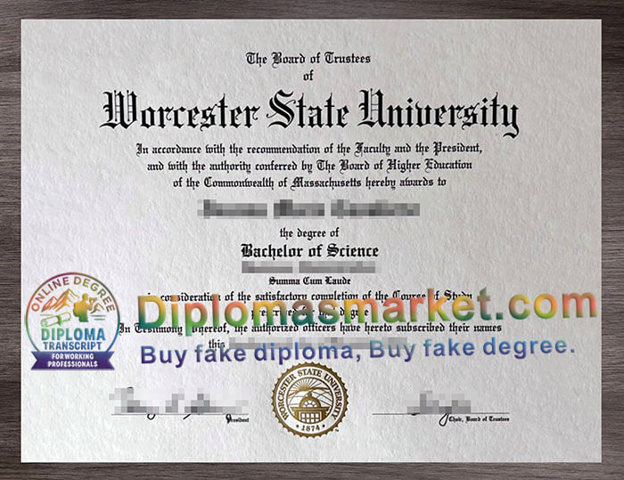 Worcester State University degree
