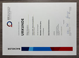 Order a Copy of my Westsächsische Hochschule Zwickau Urkunde