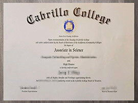 Unspoken rules to make a Cabrillo College diploma online.
