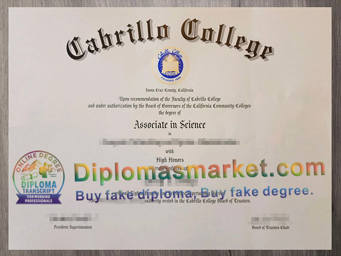 Cabrillo College degree