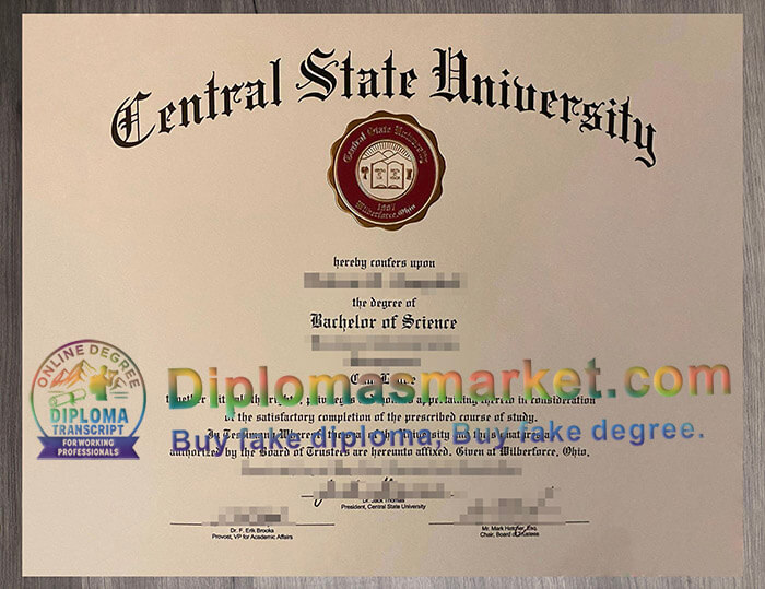 Central State University degree