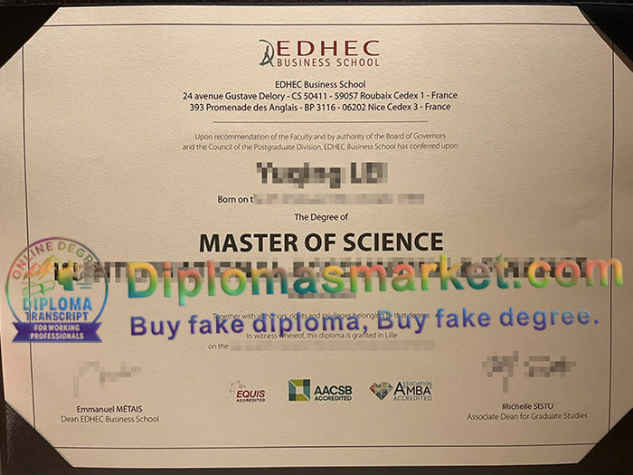 EDHEC Business School degree