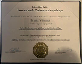 Where to Buy a École nationale d’administration publique diploma