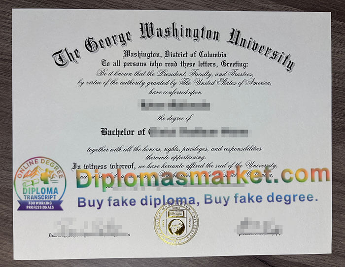 George Washington University degree