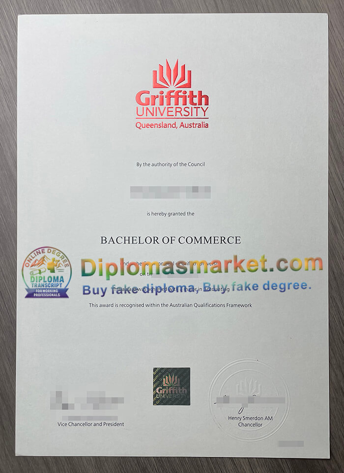 Griffith University diploma
