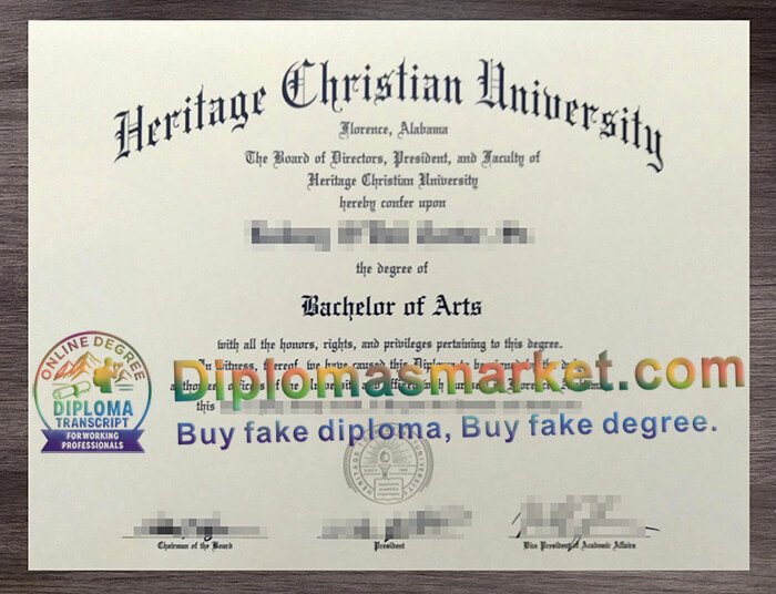 Heritage Christian University degree