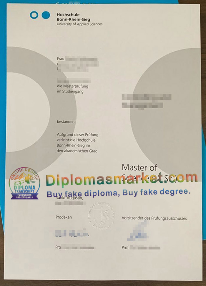 Hochschule Bonn Rhein Sieg diploma