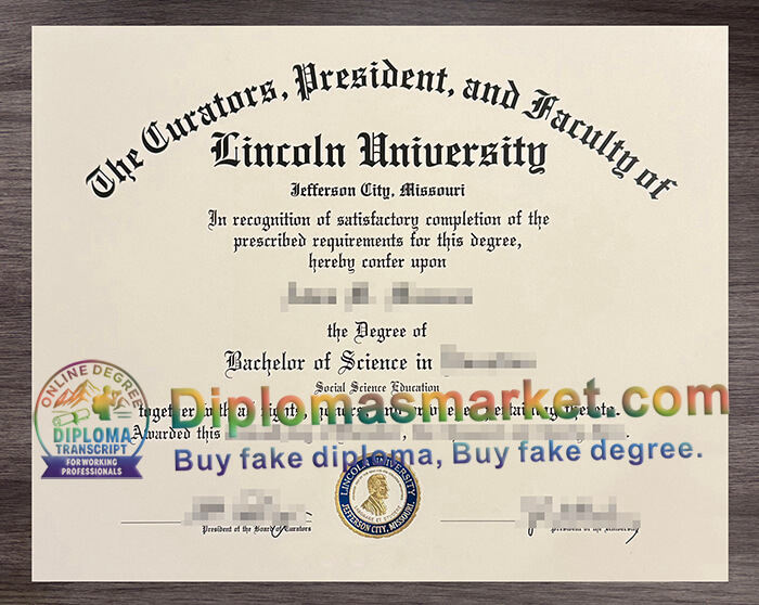 Lincoln University diploma