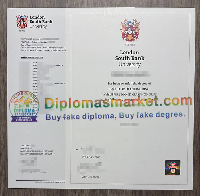 London South Bank University degree