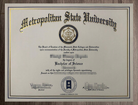 How to get a replica Metropolitan State University diploma?