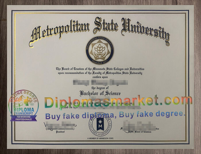 Metropolitan State University degree