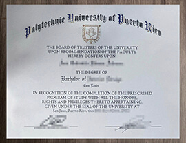 Where Can I Get a Polytechnic University of Puerto Rico diploma?