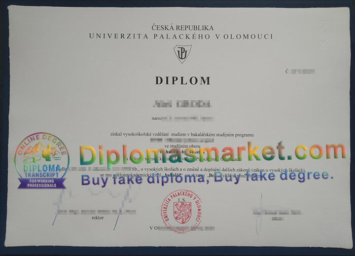 Palacký University Olomouc degree