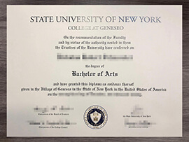 A Fast Method for Replacing a SUNY Geneseo diploma Online