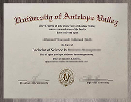 2 simple way to Get a University of Antelope Valley diploma.