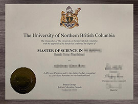 Order a University of Northern British Columbia diploma.