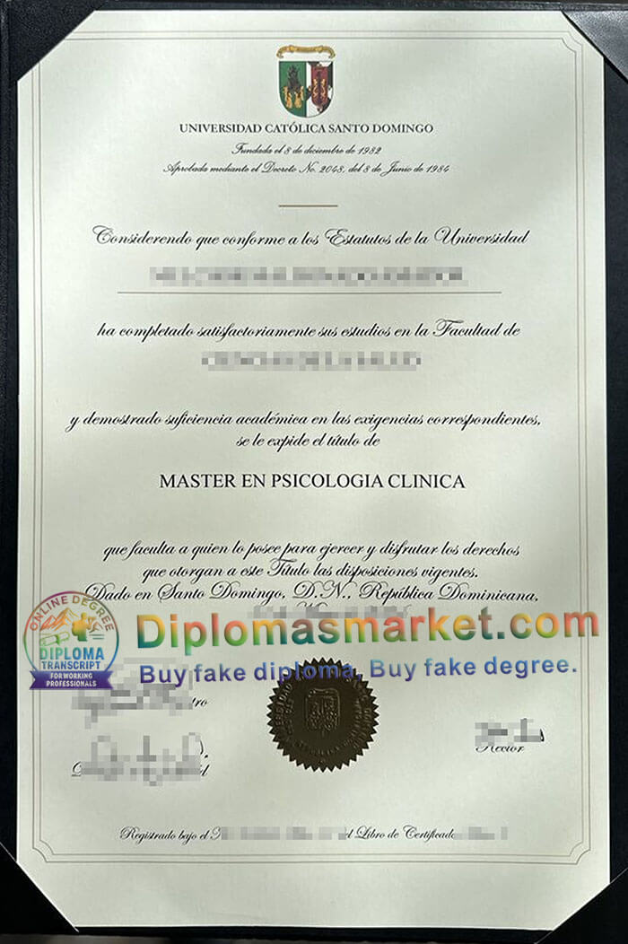 Universidad Católica Santo Domingo degree