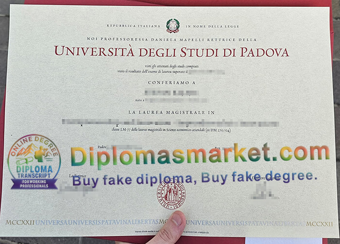 Università degli Studi di Padova diploma