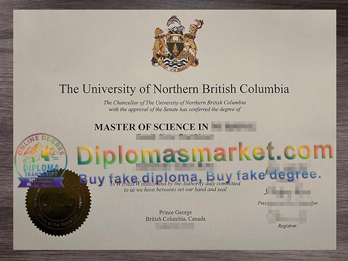 University of Northern British Columbia degree