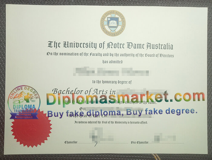 University of Notre Dame Australia degree