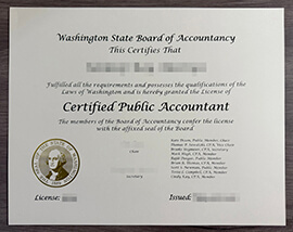 How to Create a Washington State CPA certificate like an expert?