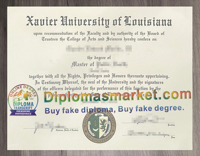 Xavier University of Louisiana degree