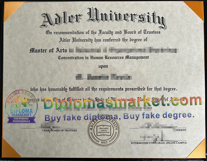 Adler University degree