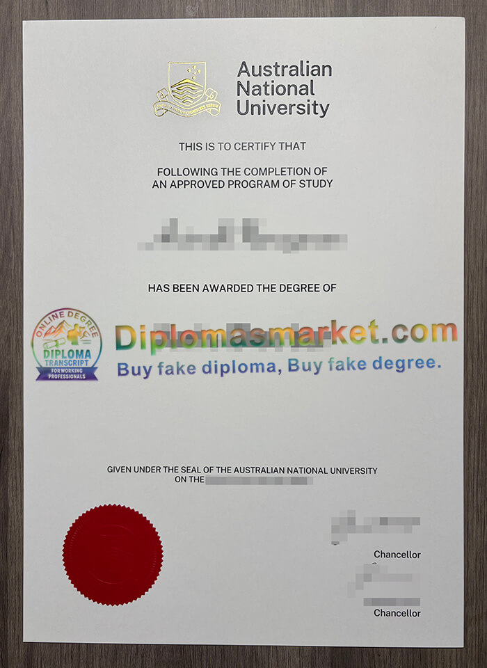Australian National University degree