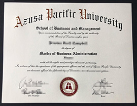 How to quickly order a Azusa Pacific University diploma?