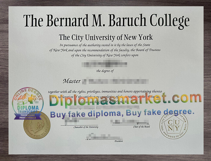 Baruch College degree