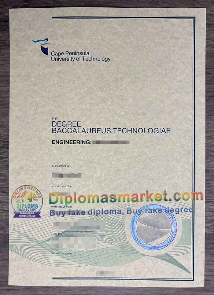 Cape Peninsula University of Technology degree