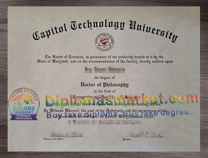 Capitol Technology University degree