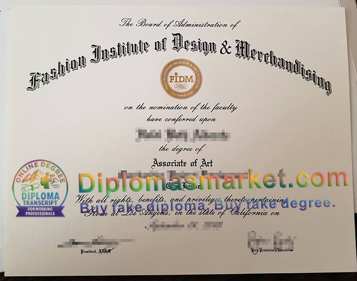 Fashion Institute of Design Merchandising degree