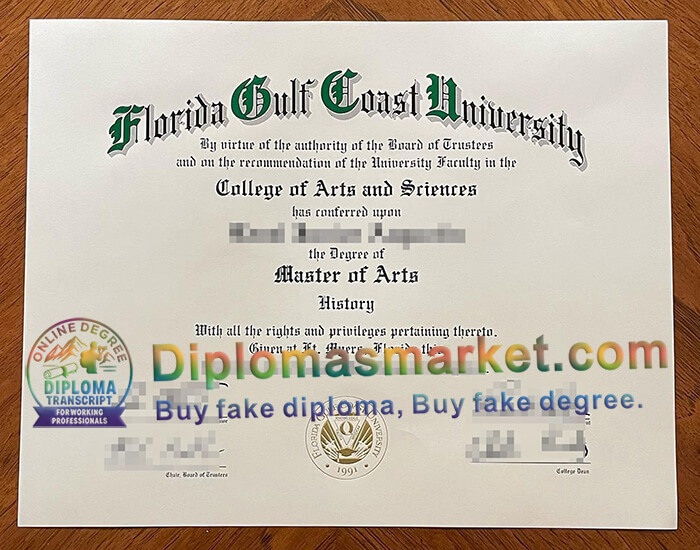Florida Gulf Coast University degree