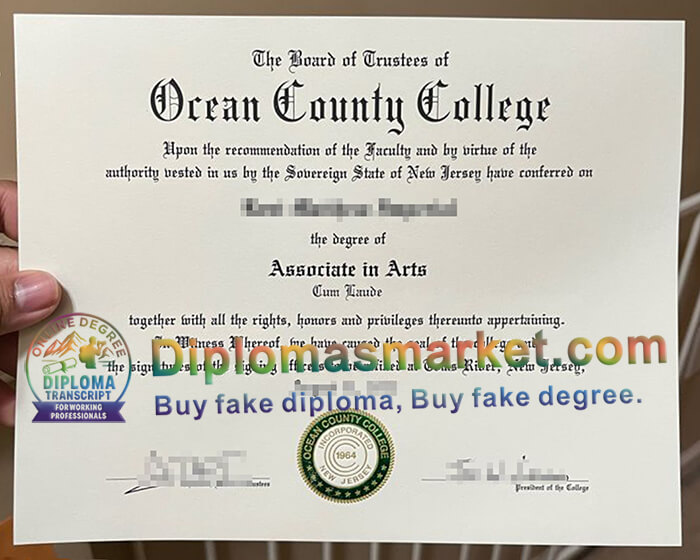 Ocean County College degree