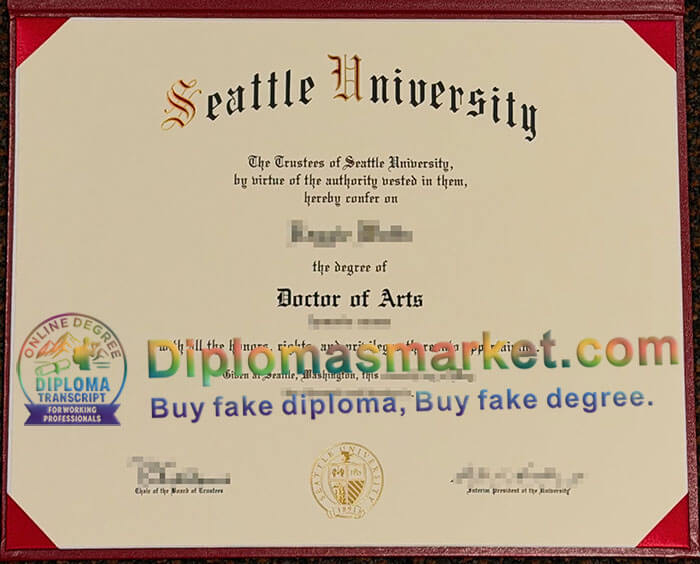 Seattle University diploma