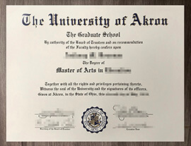 The practical guide to order a University of Akron diploma