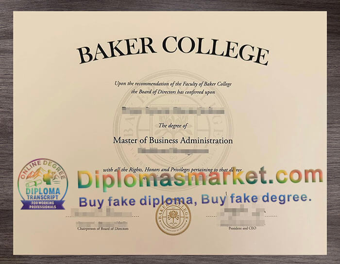 Baker College degree