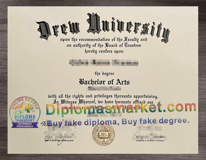 Drew University degree