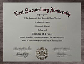 Copy Your East Stroudsburg University diploma Online Easily.