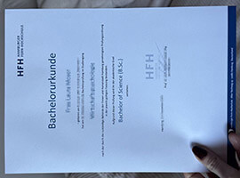 Order a copy of your Hamburger Fern Hochschule Urkunde online