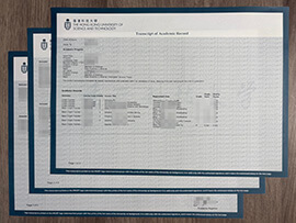 Get a Hong Kong University of Science and Technology transcript