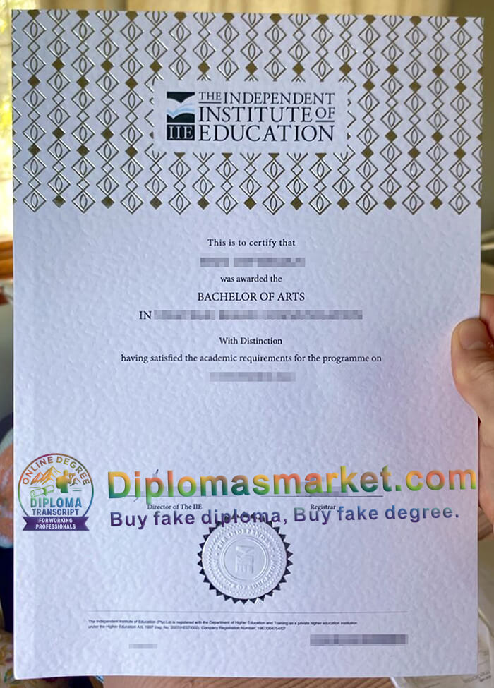 Independent Institute of Education degree
