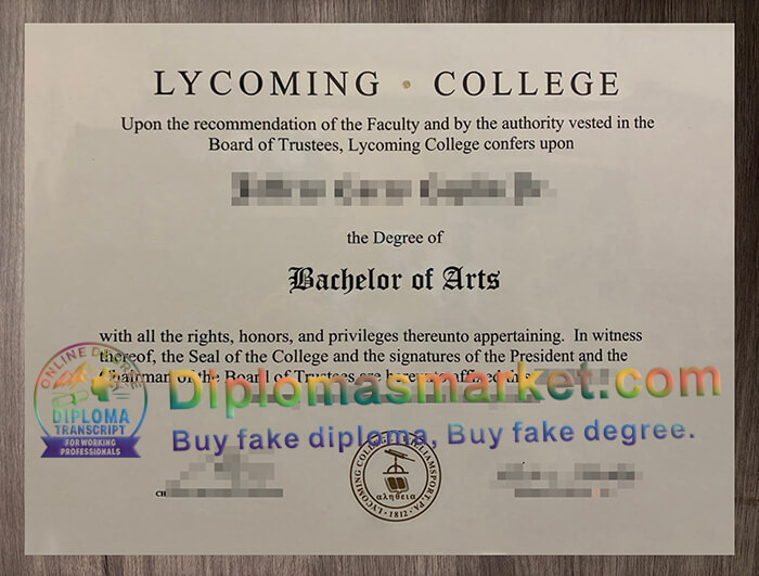 Lycoming College degree