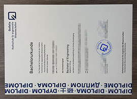 Order a Ostfalia Hochschule für angewandte Wissenschaften Urkunde.