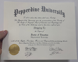 Get a Pepperdine University degree Copy Online with Quick Approval